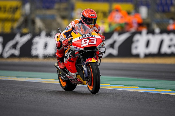 GP Francia, Marquez: “Il meteo mi ha dato un'occasione, ma l'ho buttata”