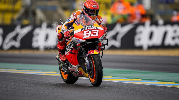 GP Francia, Marquez: “Il meteo mi ha dato un'occasione, ma l'ho buttata”