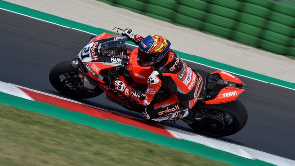 SBK Misano, FP3: doppietta Ducati con Rinaldi davanti a Redding