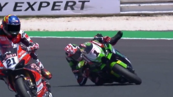 SBK Misano, Rea su Gara 1: “Salvataggio alla Marquez? Ho avuto fortuna”