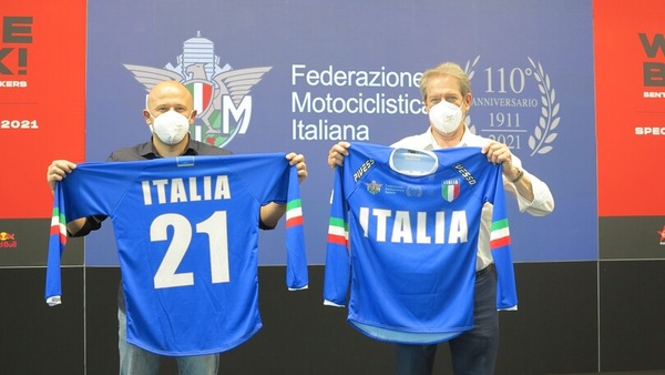 Presentata al Motor Bike Expo la Maglia Azzurra 2021