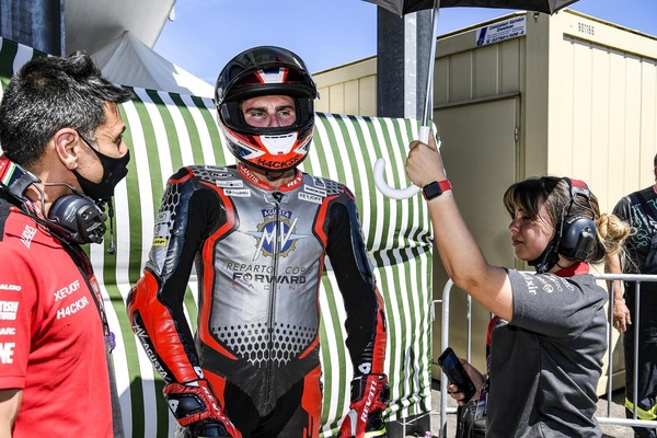 Moto2, frattura del metacarpo per Baldassarri: salterà Assen