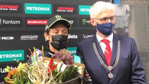 MotoGP: Valentino Rossi cittadino onorario di Assen
