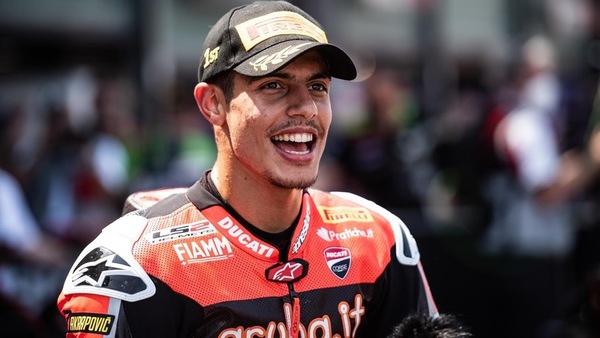 SBK Donington, Rinaldi: “Buon feeling ma non in tutti i punti della pista”