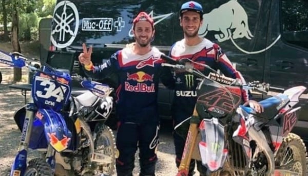 MotoGP: Dovizioso - Rins, coppia insolita per una giornata “nel fango”