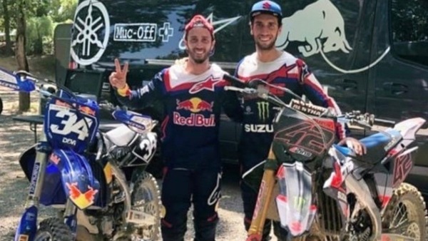 MotoGP: Dovizioso - Rins, coppia insolita per una giornata “nel fango”