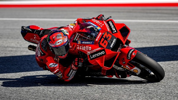 MotoGP Stiria, FP3: Bagnaia segna il miglior tempo, Rossi fuori dalla Top 10