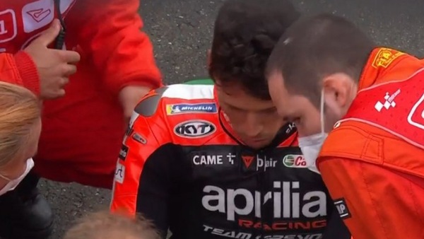 MotoGP Stiria: frattura al malleolo destro per Savadori