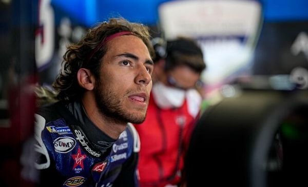 MotoGP Gran Bretagna, Bastianini: “La caduta? Mi consolerò con la foto”