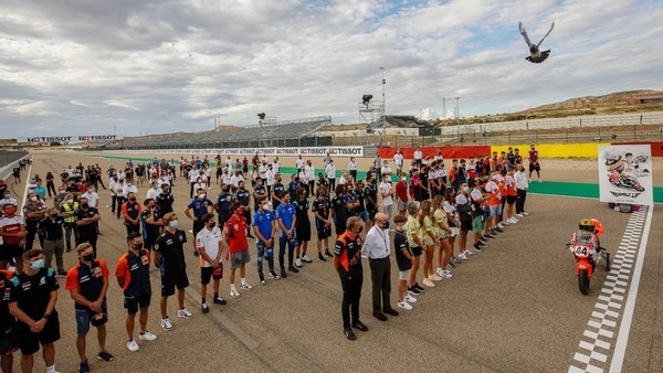 MotoGP Aragon: il toccante tributo del paddock a Hugo Millàn