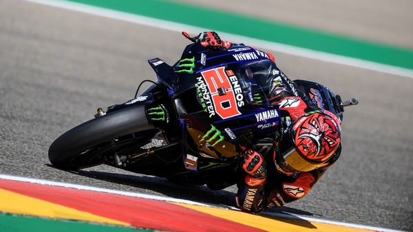 MotoGP Aragon, FP3: Quartararo alza i toni, Rossi fuori dalla Top 10