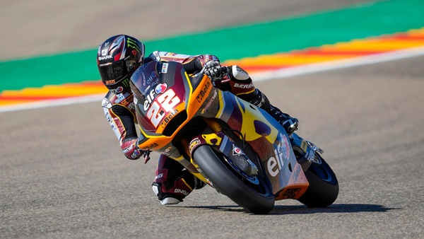 Moto2 Aragon: pole per Sam Lowes, Bezzecchi solo 9°