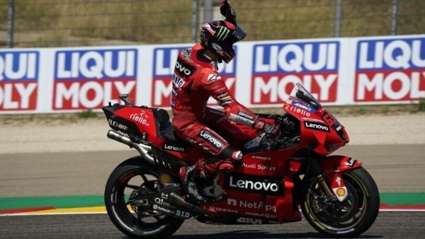 MotoGP Bagnaia: “Felice e motivato, a Misano ho centrato il mio primo podio”