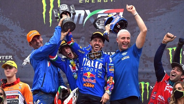Motocross delle Nazioni, l'Italia fa festa: è Campione