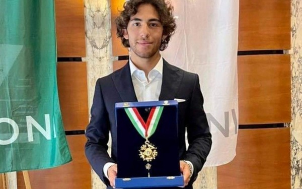 MotoGP: Enea Bastianini premiato con il “Collare d'oro al merito sportivo”