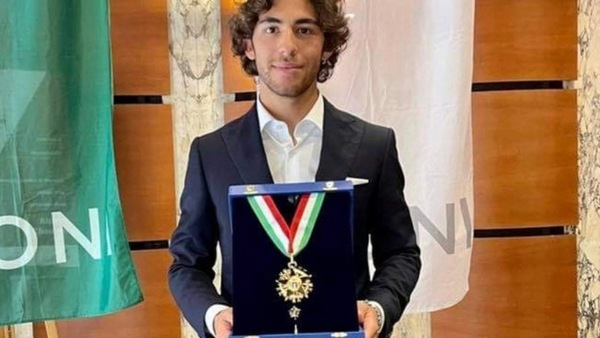 MotoGP: Enea Bastianini premiato con il “Collare d'oro al merito sportivo”
