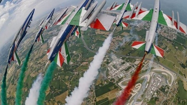 MotoGP: Frecce Tricolori sul cielo di Misano