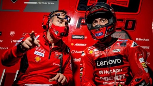 GP Algarve, Bagnaia: “Spero che Ducati ci regali Stoner, lui ragiona da pilota”