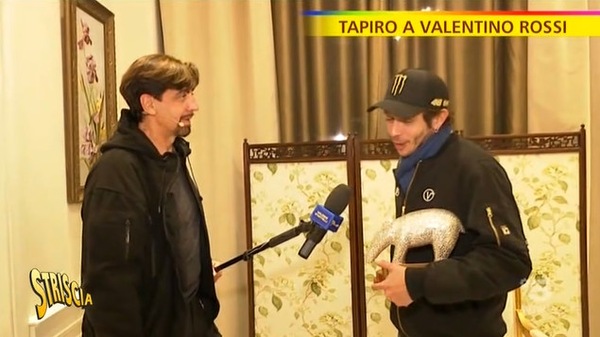 MotoGP, il tapiro di diamanti per Valentino Rossi