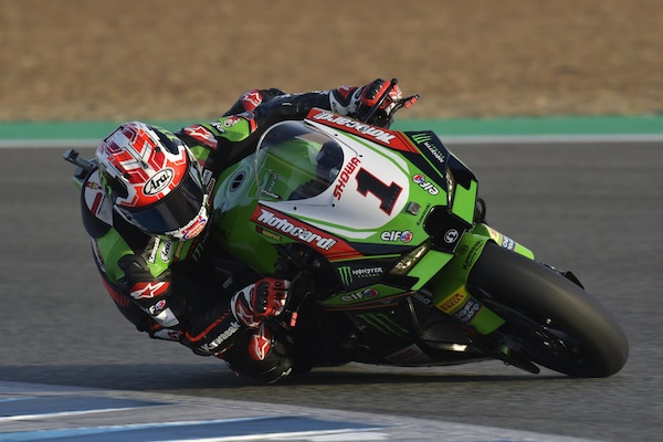 Test Jerez SBK: Jonathan Rea subito davanti a tutti, nel Day 1