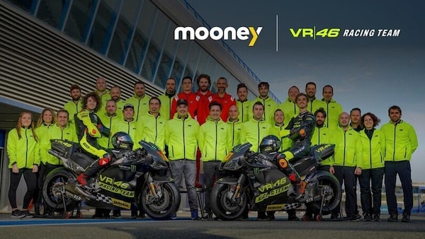 Valentino Rossi e Mooney, una partnership che va oltre le moto