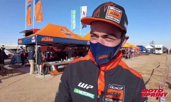 Dakar, ancora sfortuna per Petrucci: “Sono caduto a 30 km/h”