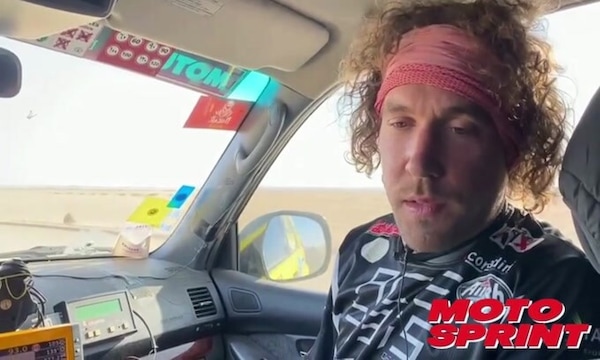 Dakar, ritiro per Paolo Lucci nell'ottava tappa: “La moto si è fermata”