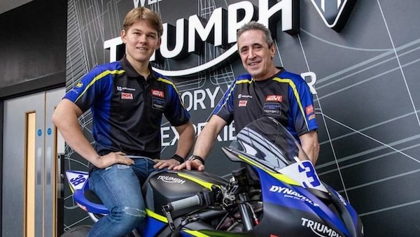 SSP, Triumph parla estone: Soomer sulla 765 del team Dynavolt