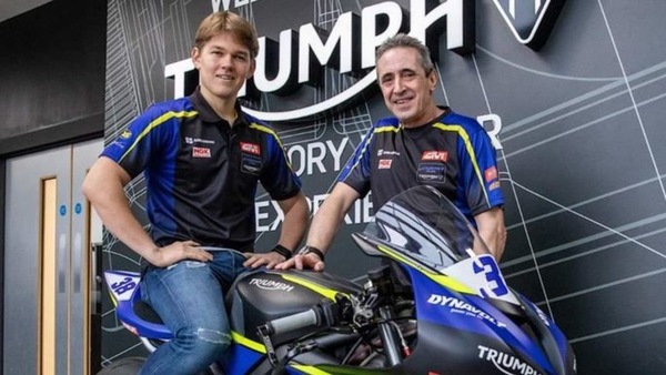 SSP, Triumph parla estone: Soomer sulla 765 del team Dynavolt