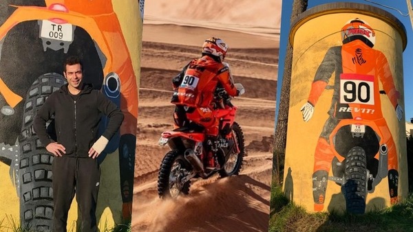 Dakar, Petrucci profeta in patria: Terni gli dedica un murales