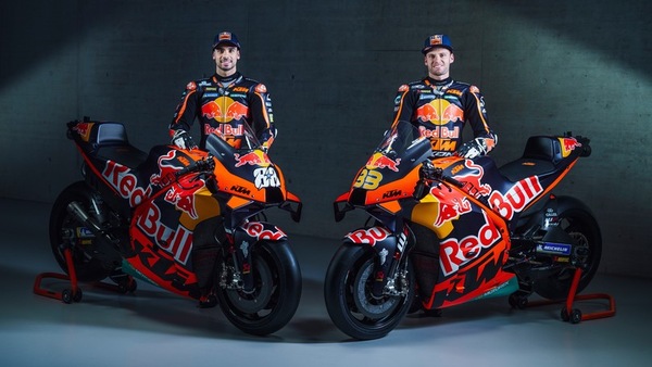 MotoGP: KTM svela le RC16 2022 di Miguel Oliveira e Brad Binder