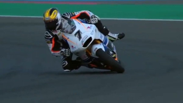 Moto2 Qatar: l'incredibile salvataggio di Barry Baltus