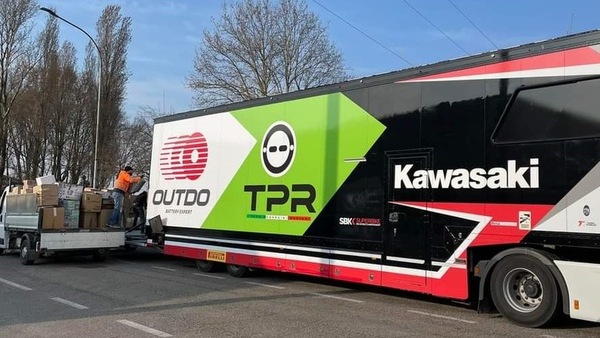 SBK, Pedercini: un camion (e braccia) in aiuto del popolo ucraino