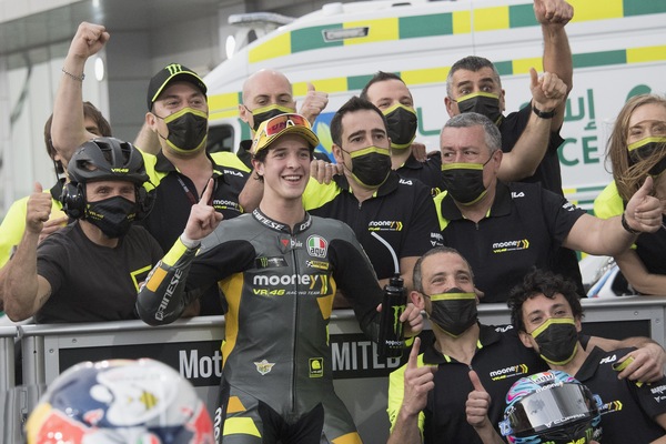 Moto2, Celestino Vietti al banco di prova di Mandalika