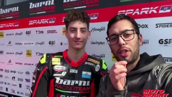 Luca Bernardi: “I colori sono bellissimi, ma bisogna anche andare forte”