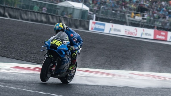 MotoGP, in Indonesia è stata la pioggia a "tenere a galla" la Suzuki di Mir