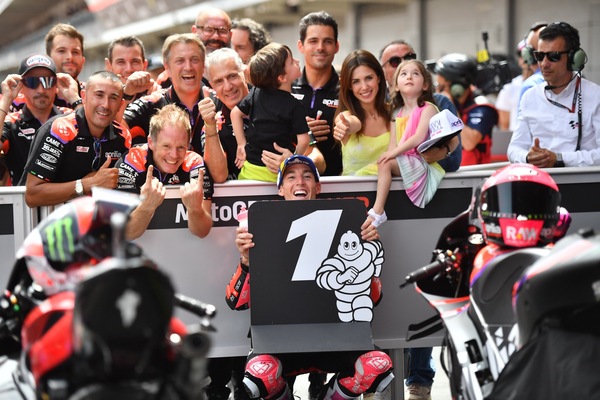 MotoGP Catalunya, Aleix Espargaro: “Quanti rischi nel giro per la pole!”