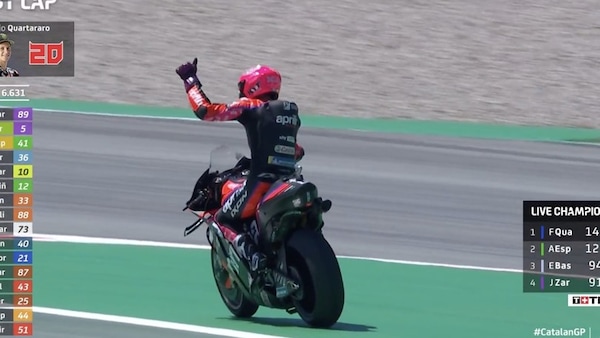 MotoGP Catalunya, incredibile Espargaro: perde il podio esultando prima