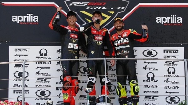 Aprilia RS 660 Cup: doppietta di Maxwell Toth nel round del Mugello