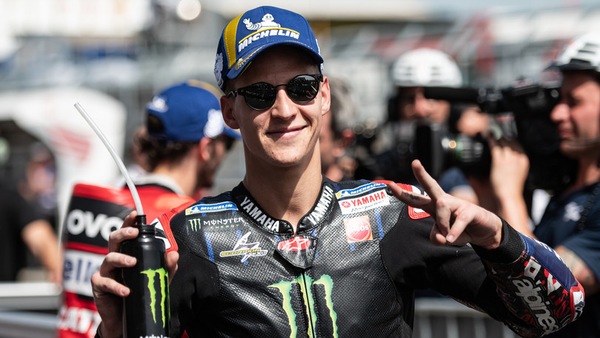 MotoGP Germania, Quartararo: “Fortunato con la scelta della gomma”