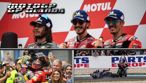 MotoGP, Quartararo sbaglia in Olanda e Bagnaia ritorna in corsa