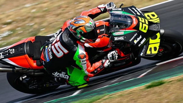 MotoGP, Loris Capirossi scende in pista a Misano con l'Aprilia RS-GP