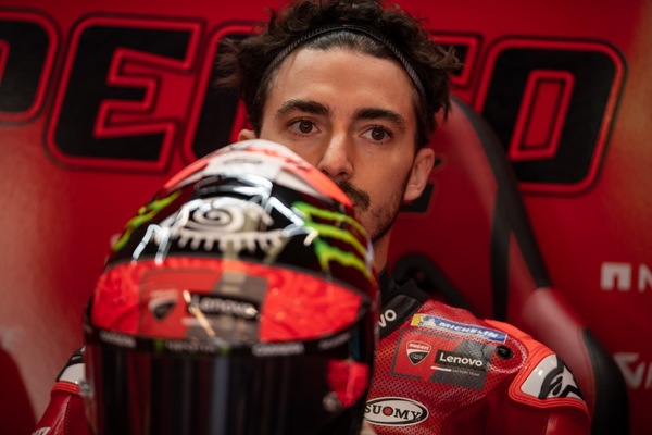 MotoGP Bagnaia: “La caduta un errore mio, curioso di provare il codone”