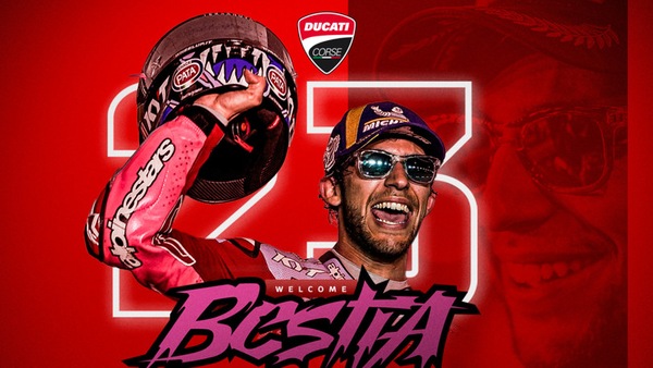 MotoGP: Enea Bastianini affiancherà Bagnaia nel team factory Ducati