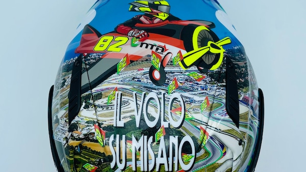 Moto3, casco speciale per Nepa: dal diploma a Gabriele D’Annunzio