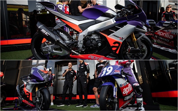 Aprilia omaggia il suo primo titolo mondiale: svelata la RSV4 XTrenta