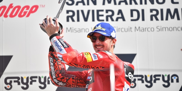 MotoGP Misano, Bagnaia: “Se la Ducati va così è anche grazie a Dovizioso”