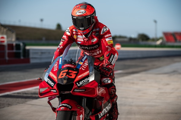MotoGP test Misano: in vetta c'è sempre Bagnaia, ma Marini lo insegue
