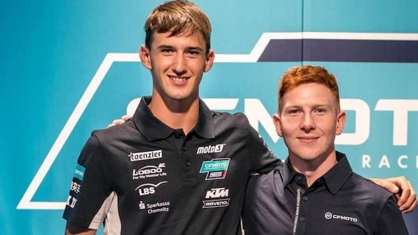 Artigas e Kelso: la nuova coppia CF Moto per la Moto3 del 2023
