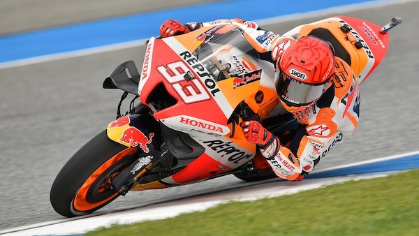 MotoGP Thailandia, FP1: Marquez al top con caduta, Bagnaia 6°